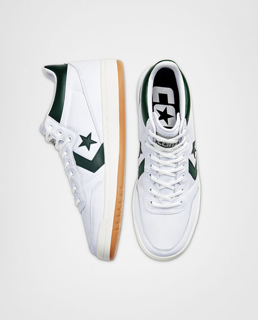 Women's Converse CONS Fastbreak Pro Skate Shoes White / Deep Turquoise | AU 38C16Z